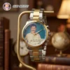 Custom-Photo-print-Dial-Watch-for-men-white-golden-friend-store customize photo dial printed wrist watch for men two tone white golden metal chain