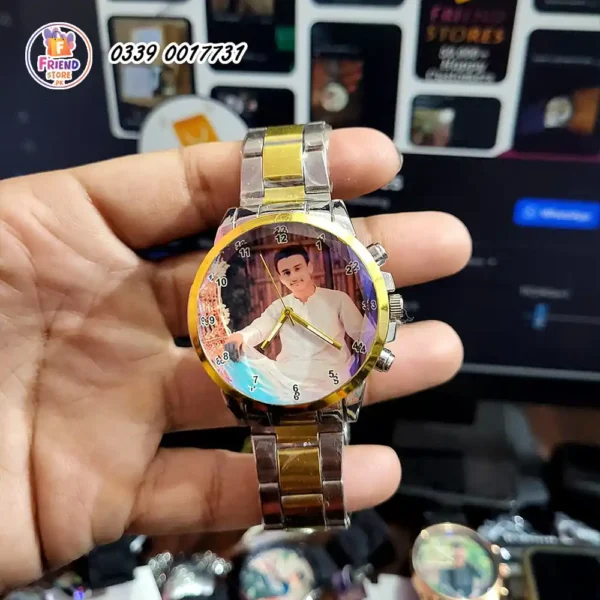 Customize-Photo-Dial-Watch-for-men-white-golden-friend-store Custom Photo Dial Watch