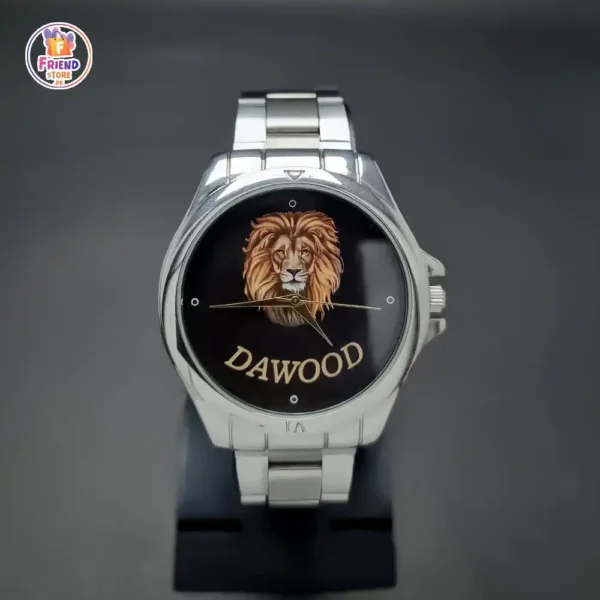 custom-photo-printed-wrist-watch-for-men Customize photo and name printed wrist watch for men metal chain stainless steel