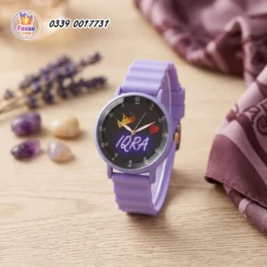 Custom Name Printed Wrist Watch for Ladies
