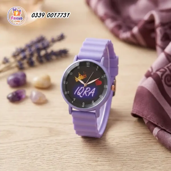 customize-name-print-wrist-watch-for-women-friend-store Custom Name Printed Wrist Watch for Ladies