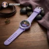 customized-name-print-wrist-watch-for-women-friend-store customize name printed wrist watch for women soft silicone strap lavender color