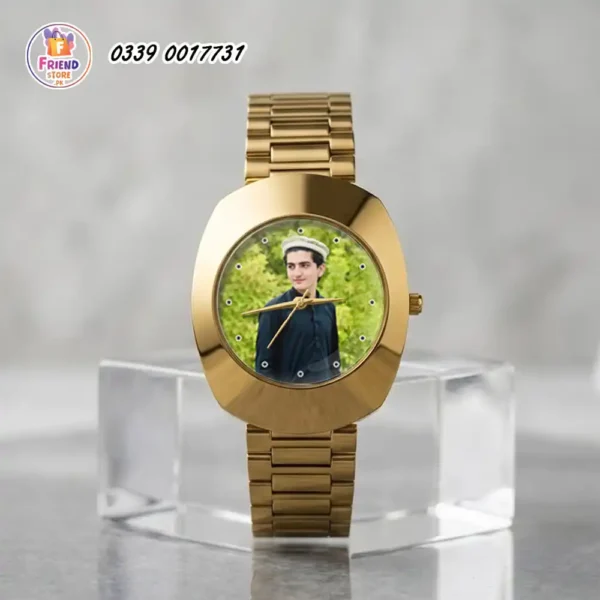 photo-print-watch-for-men-customize-golden-metal-chain-for-men-friend-store photo wrist watch customize for men golden metal chain
