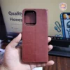 Premium Leather Redmi 13C Flip Cover – Magnetic Wallet Case with Card Holder & Stand
