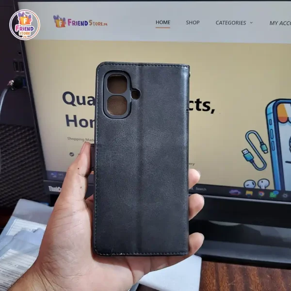 Infinix-Smart-20-leather-flip-cover-and-case-friend-store (3) Infinix Smart 20 leather flip cover