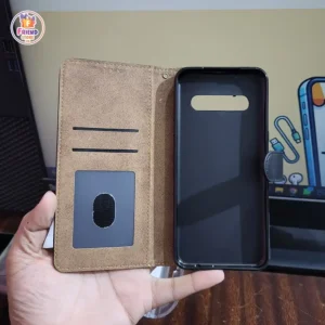 LG V60 ThinQ leather flip cover