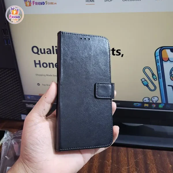 OnePlus 8 Pro leather flip cover
