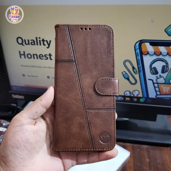Realme-note-60-leather-flip-cover-and-case-friend-store (5) Realme Note 60 Leather Flip Case
