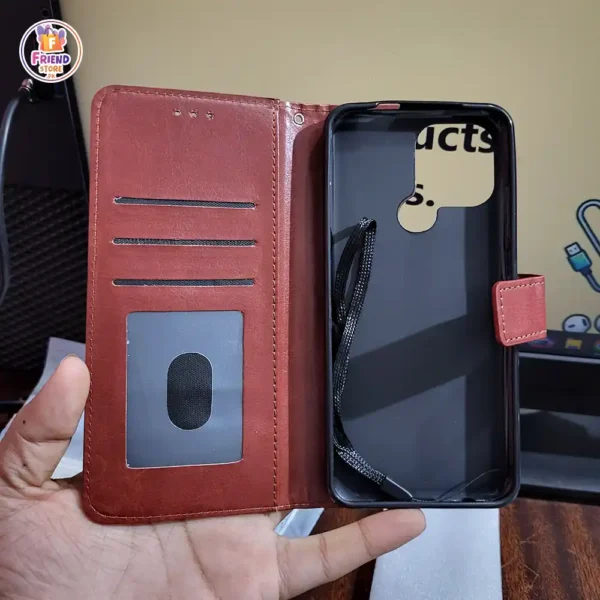 Redmi A1 Plus leather flip cover