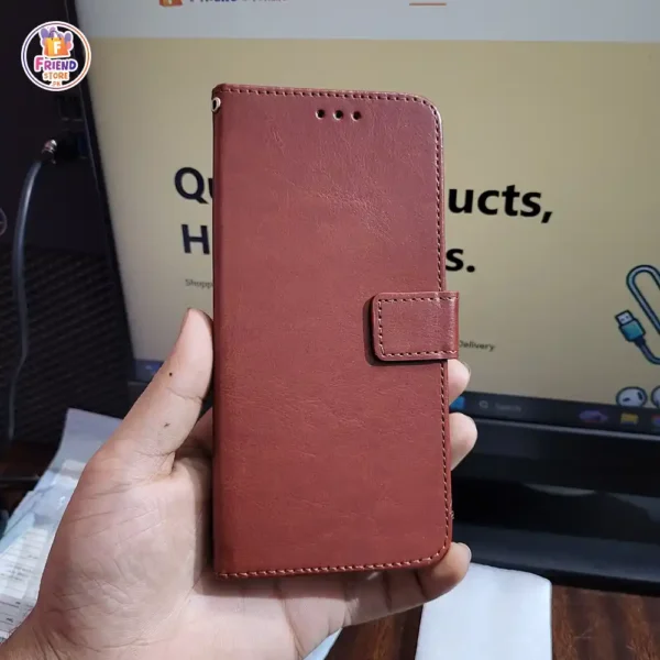 Redmi A1 Plus leather flip cover