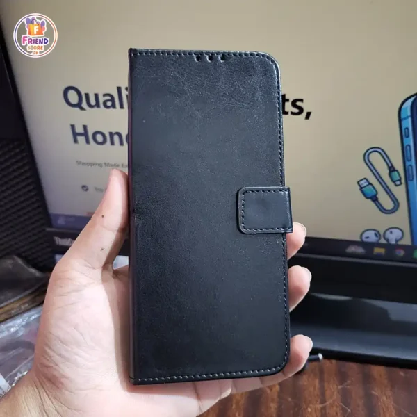 Redmi-A3x-leather-flip-cover-and-case-friend-store (2) Redmi A3x Leather Flip Cover