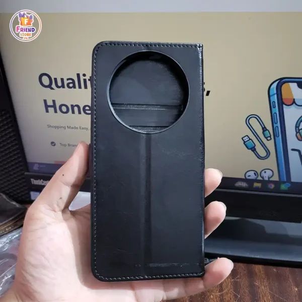 Redmi-A3x-leather-flip-cover-and-case-friend-store (3) Redmi A3x Leather Flip Cover