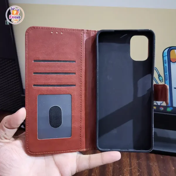 Samsung A06 Leather Flip Cover