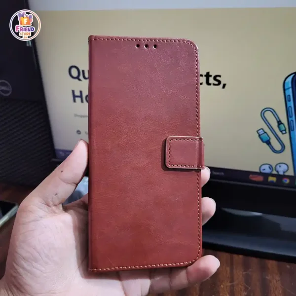 Samsung A06 Leather Flip Cover