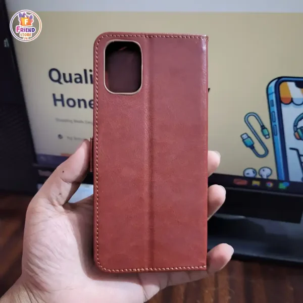 Samsung A06 Leather Flip Cover