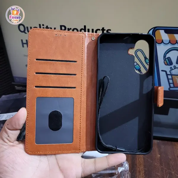 Samsung-Galaxy-A17-leather-flip-cover-and-case-friend-store (1) Samsung Galaxy A17 leather flip cover