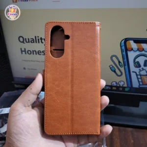 Samsung Galaxy A17 leather flip cover