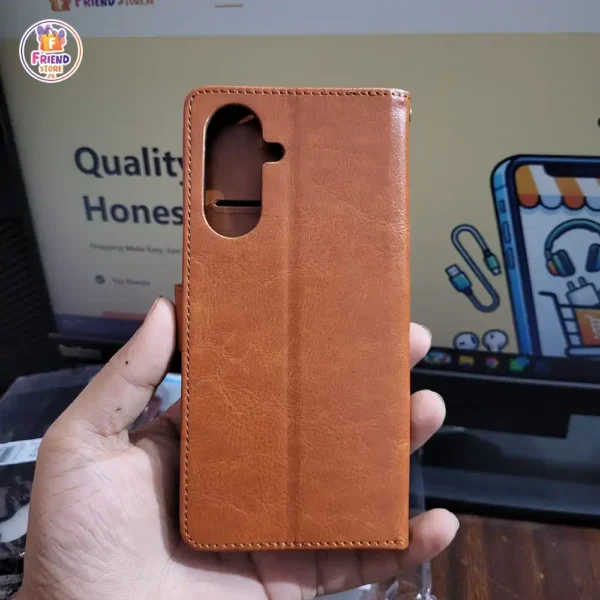 Samsung-Galaxy-A17-leather-flip-cover-and-case-friend-store (3) Samsung Galaxy A17 leather flip cover