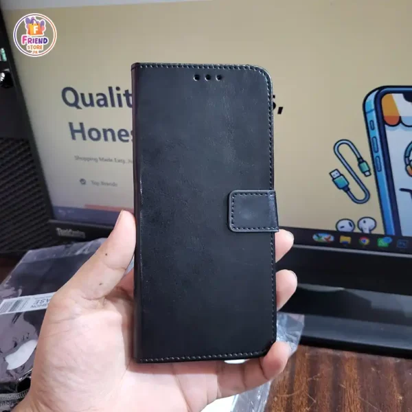 Xiaomi-Redmi-13-leather-flip-cover-and-case-friend-store (2) Xiaomi Redmi 13 leather flip cover