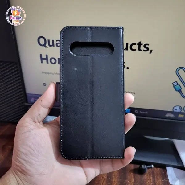 google-pixel-7a-leather-flip-cover-and-case-friend-store (3) Google Pixel 7a Leather Case - Premium Flip Cover