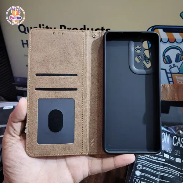 samsung-galaxy-a53-5g-leather-flip-cover-and-case-friend-store (1) Samsung Galaxy A53 5G Leather Flip Cover