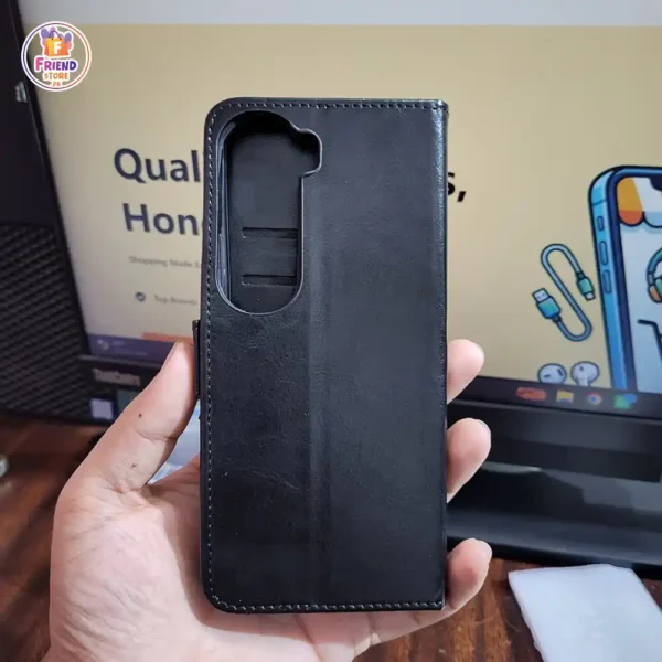 vivo-y200-leather-flip-cover-and-case-friend-store (3) vivo y200 leather flip cover